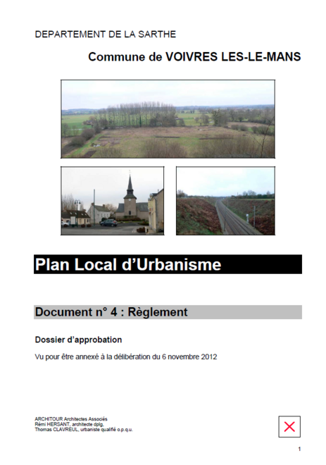 Réglement PLU